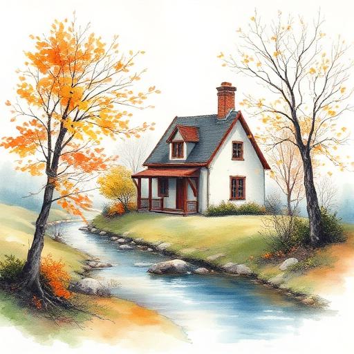 Watercolor style example